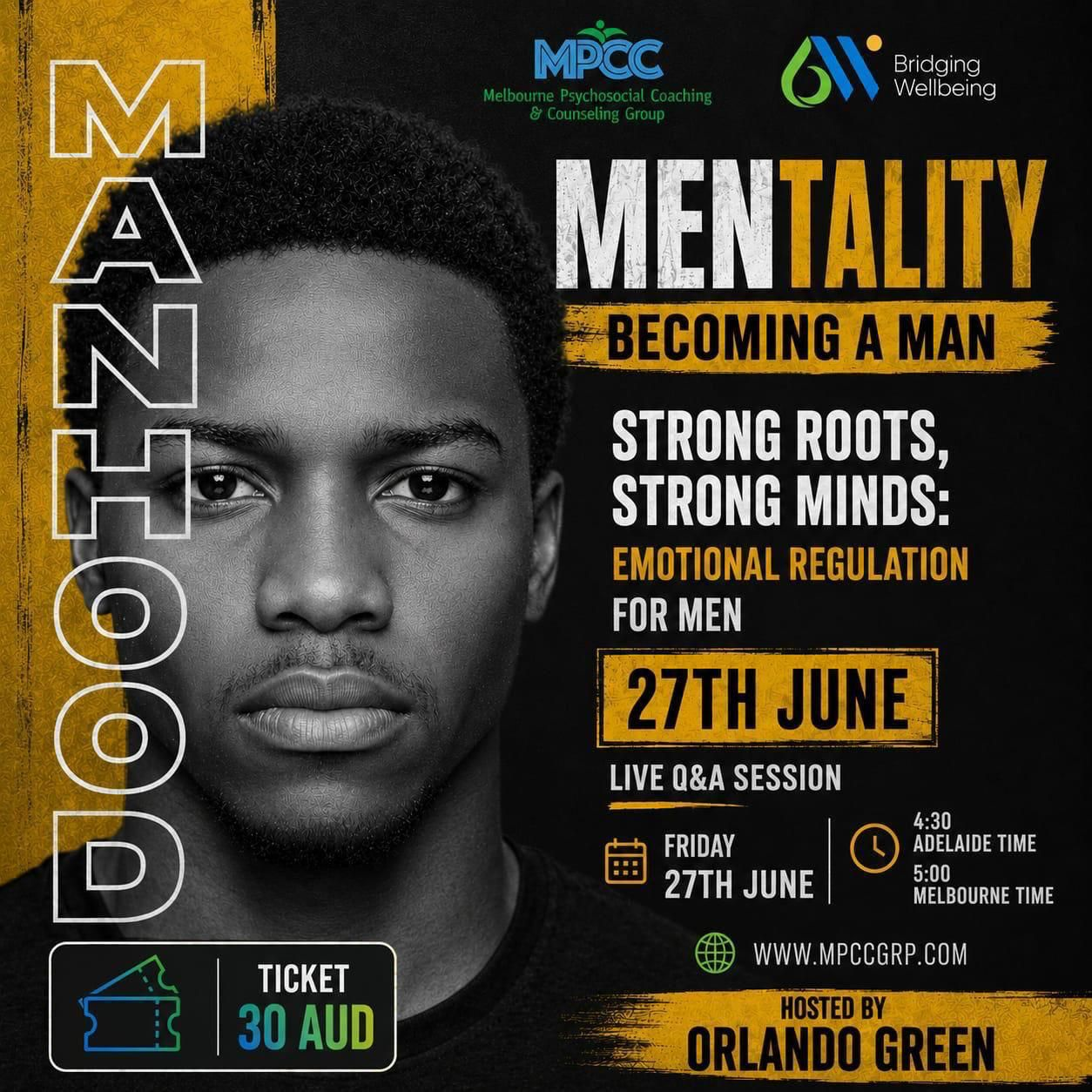 MENtality: Becoming a Man flyer